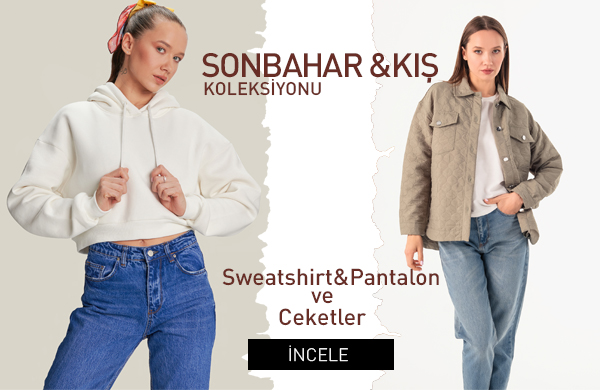 Ceket - Sweatshirt - Pantalon - Kazak